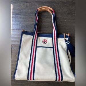 Tory Burch canvas tote bag